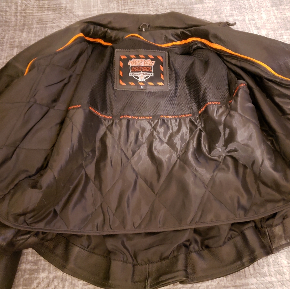 Interstate Leather Woman's S Motorcycle Jacket View 6
